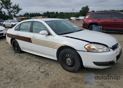 2015 Chevrolet Impala Limited Police из США, поврежденный, VIN 2G1WD5E37F1159294